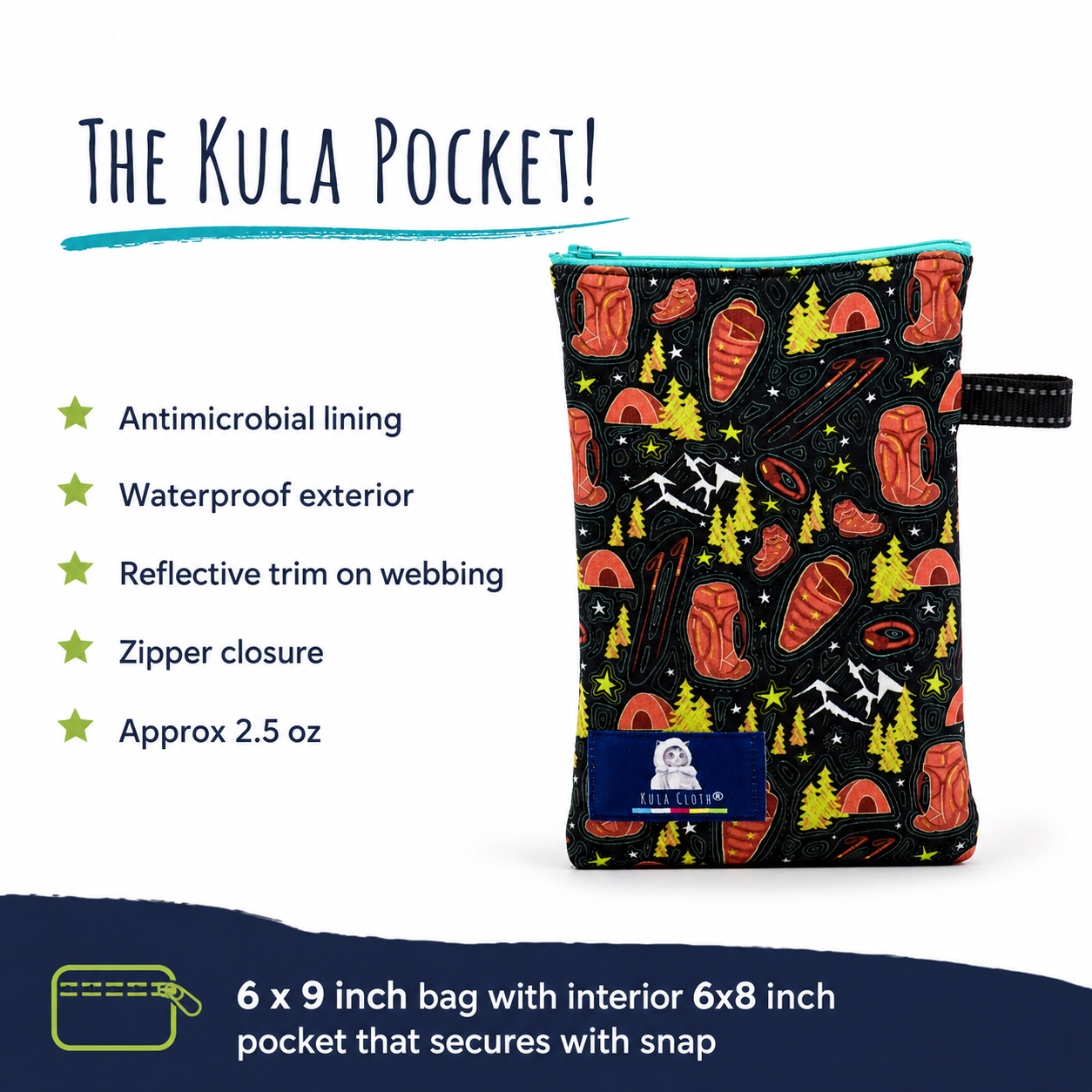 Kula Pocket - Antimicrobial Hygiene Bag