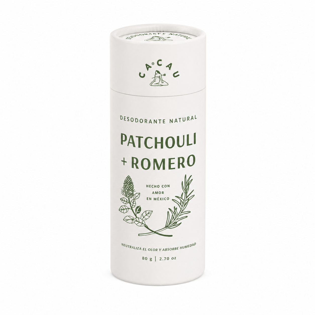 CACAU Natural Deodorant - 3 Scents!