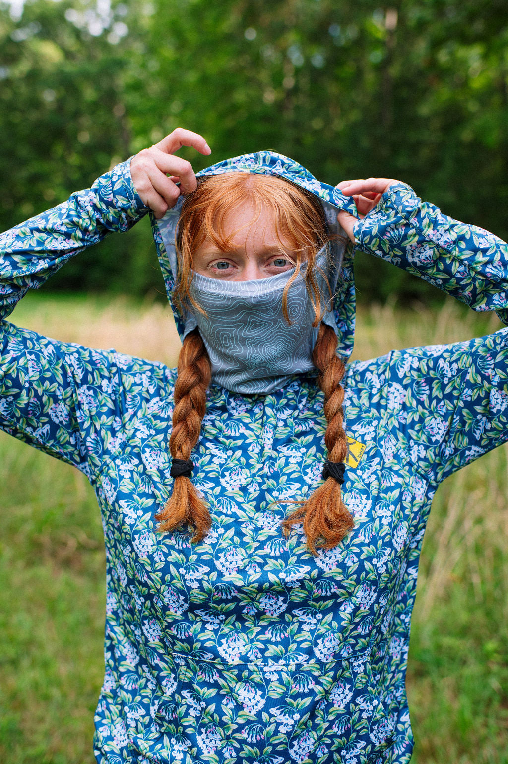 NEW!! Rapunzel EVERYDAY Neck Gaiter (patent pending pigtail ports!) - 2 Colors!