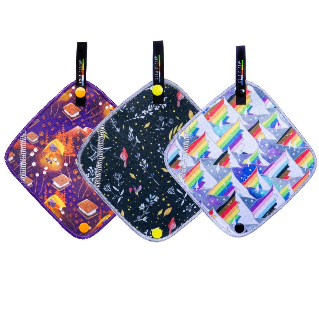 Kula Cloth Trail Mix Bundle | Reusable Pee Cloth Bundle for Hiking & Travel