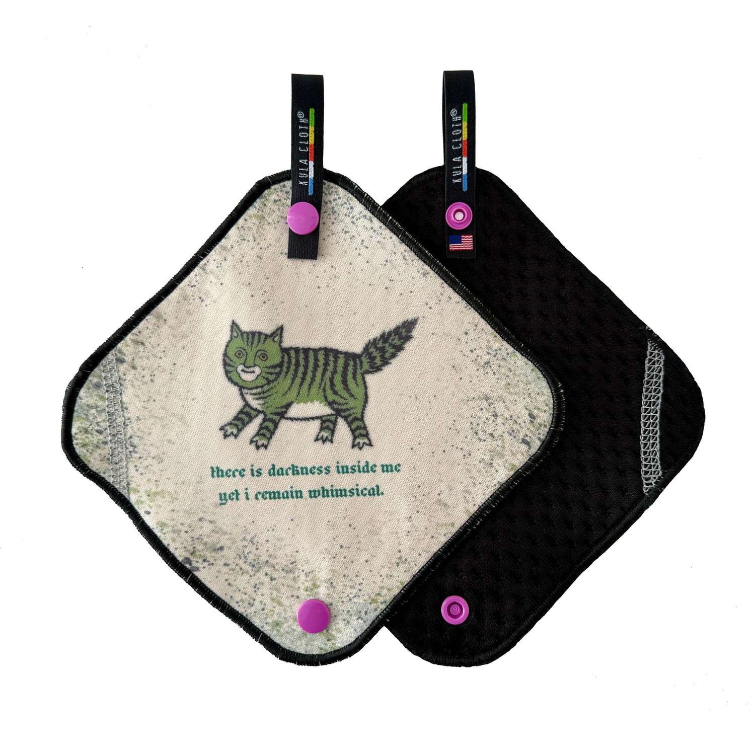 'Darkness Cat' - Kula Cloth ® Artist Series