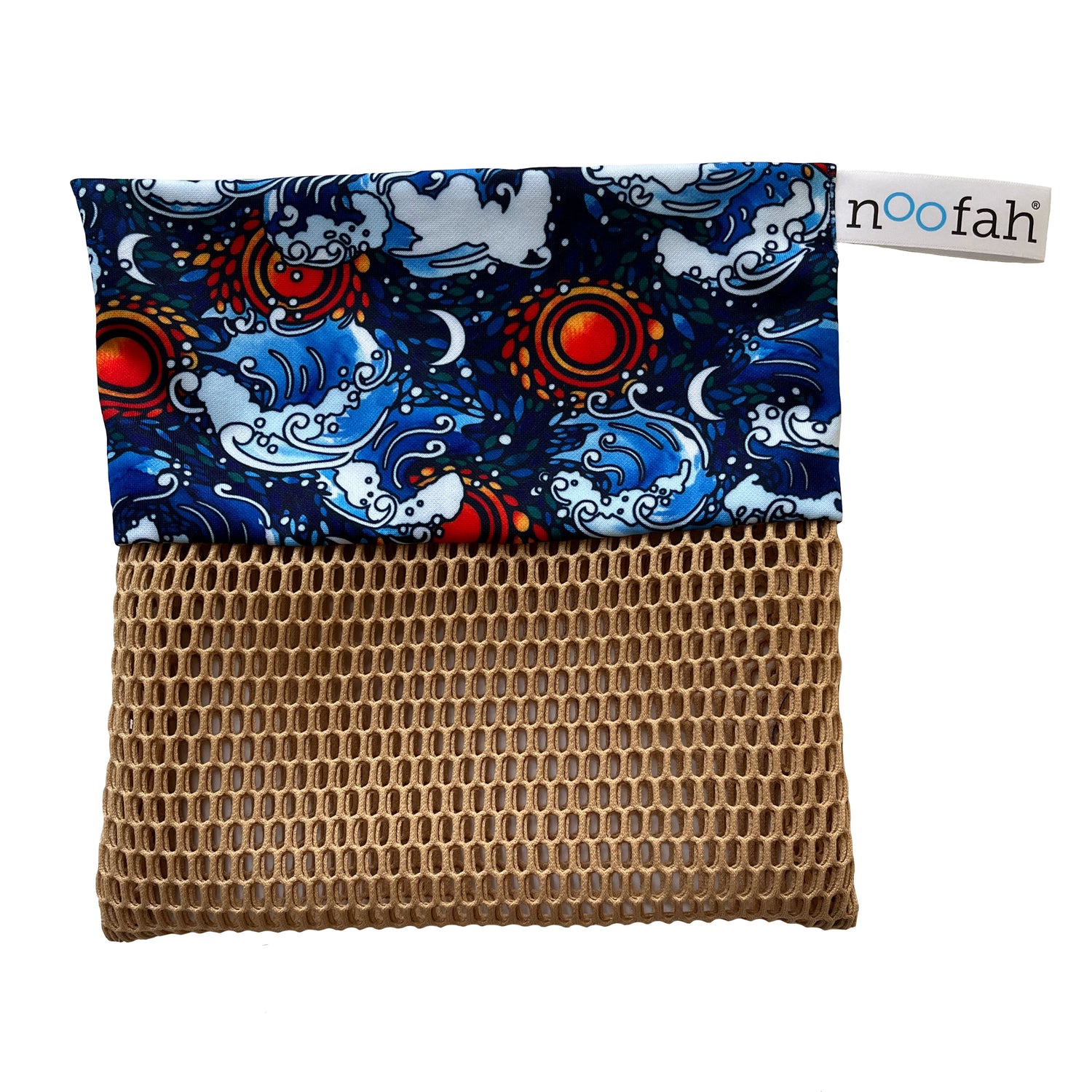 Minimal lightweight Noofah cloth designed for camping and tiny bathrooms