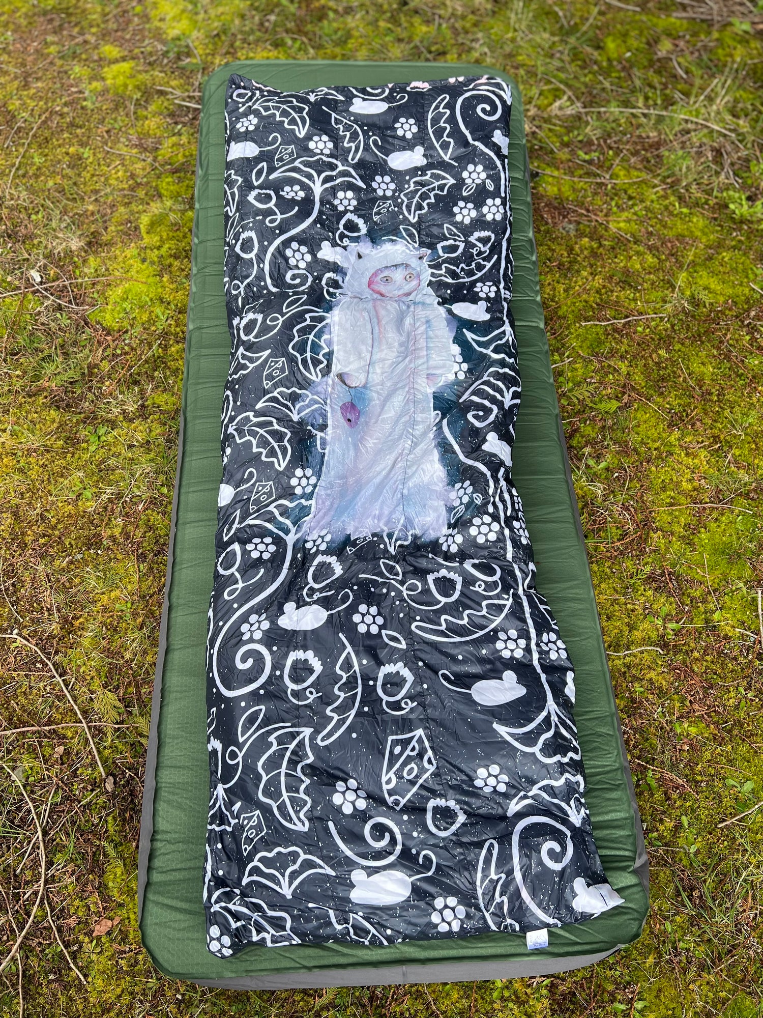 Beta by Data x Kula Creepy Victorian Cat Quilt - Made to Order