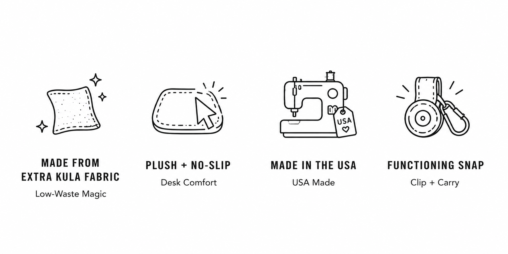 Product feature icons