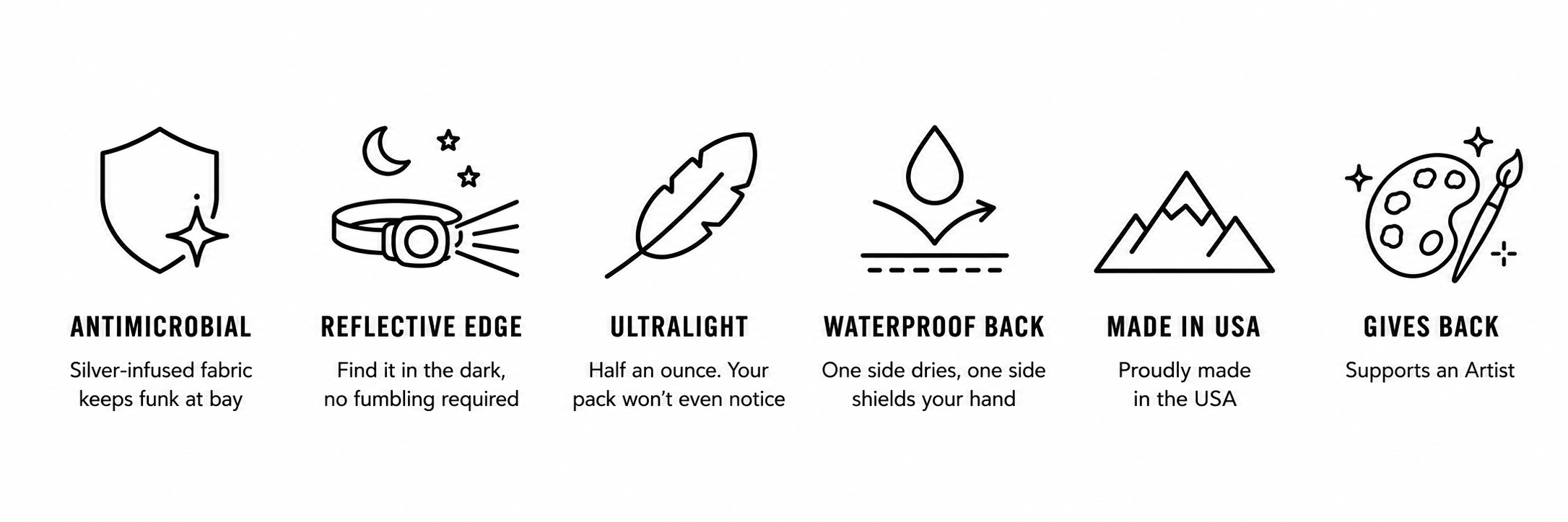 Product feature icons