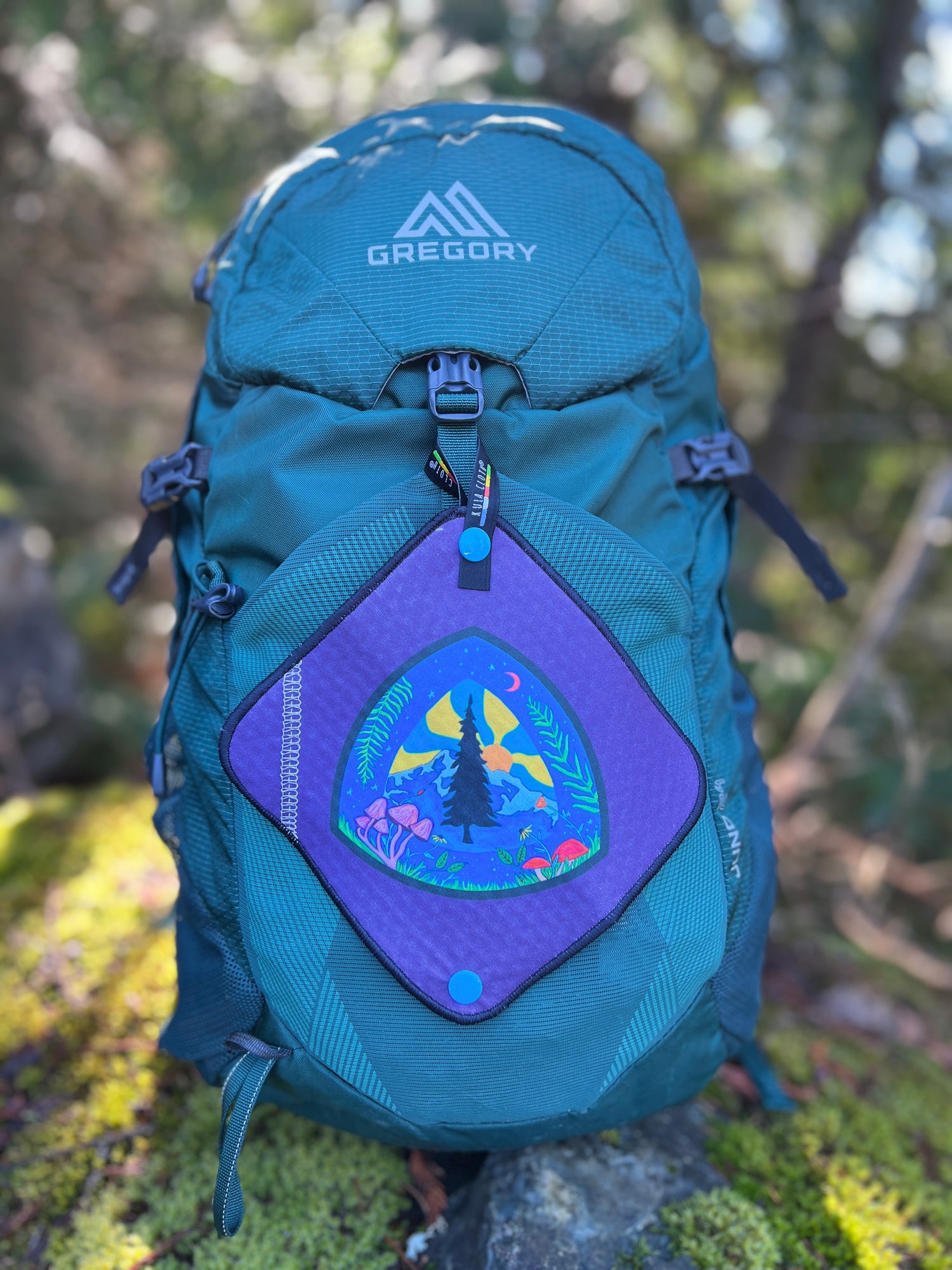 'Pacific Crest Trail Logo Reimagined' - Kula Cloth® Artist Series