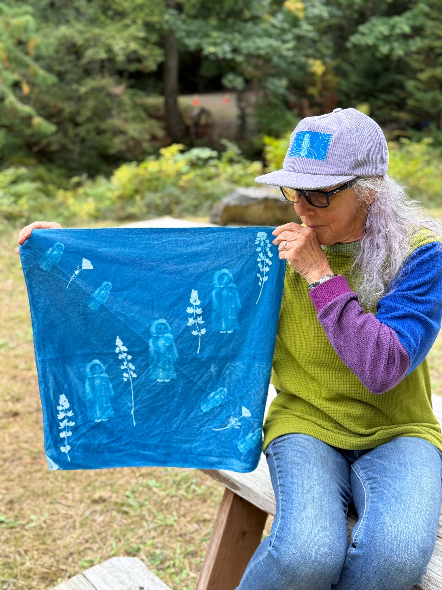 Sierra Sown x Kula Cloth Cyanotype Bandana
