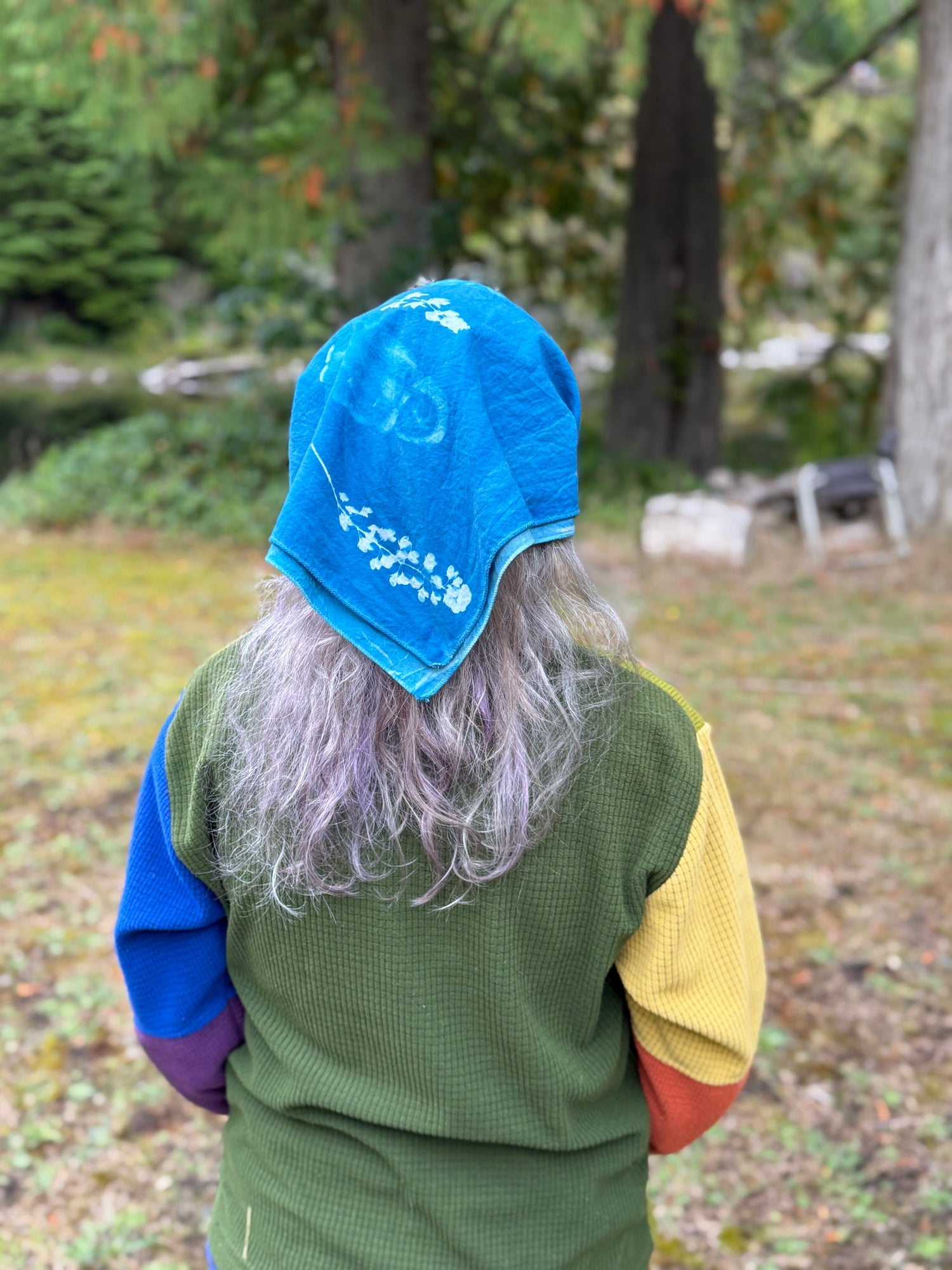 Sierra Sown x Kula Cloth Cyanotype Bandana