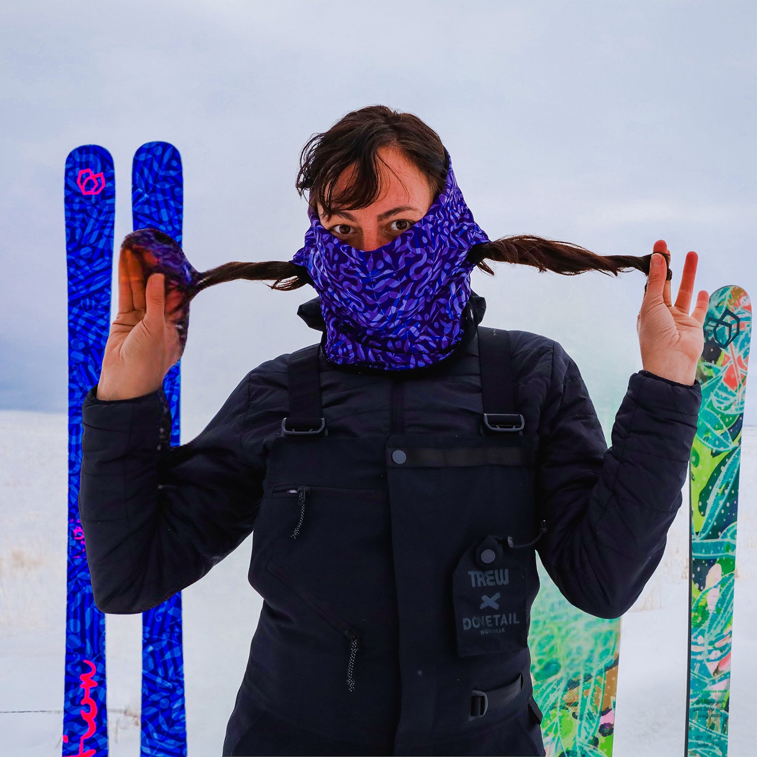 Coalition Snow Rapunzel Fleece Neck Gaiter - 'Lost in Space'