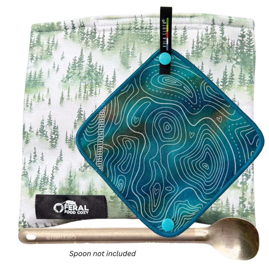 The Hungry Hiker Bundle – Kula Cloth® + Feral Food Cozy