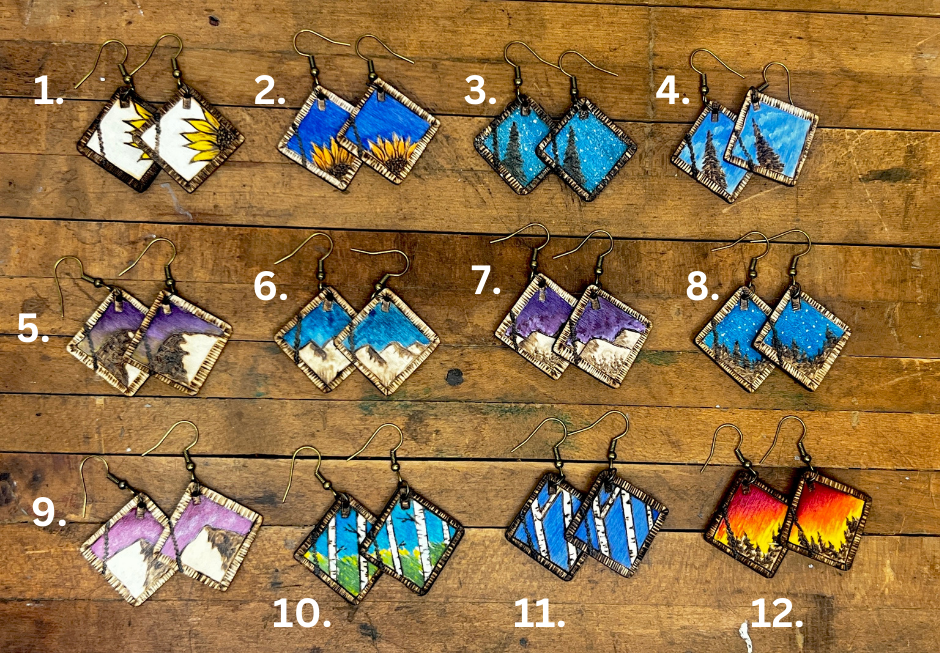 Art with sale creativity earrings