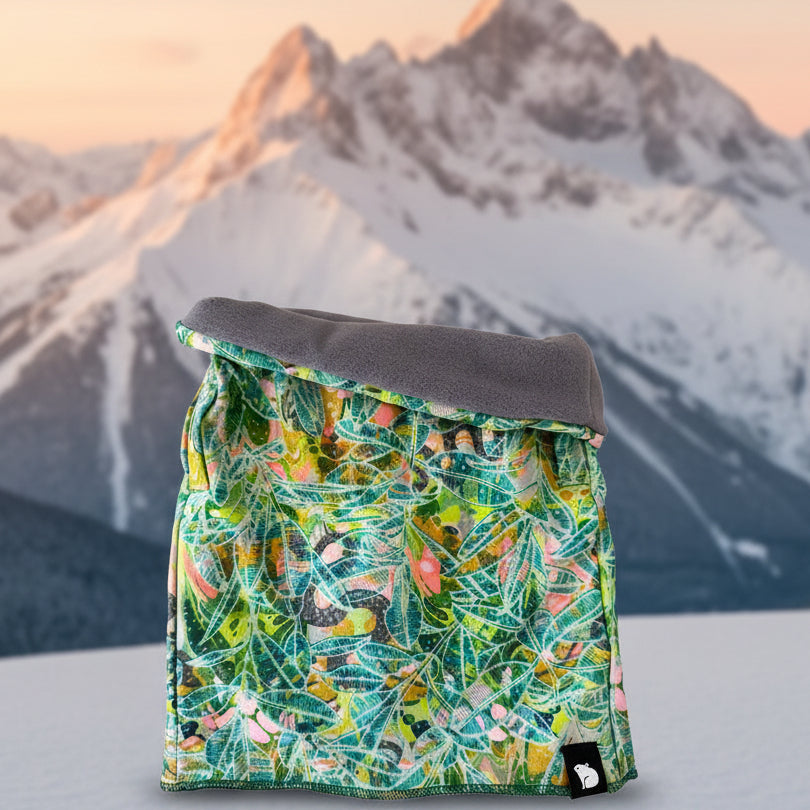 Coalition Snow Rapunzel Fleece Neck Gaiter - 'Jungle Out There'
