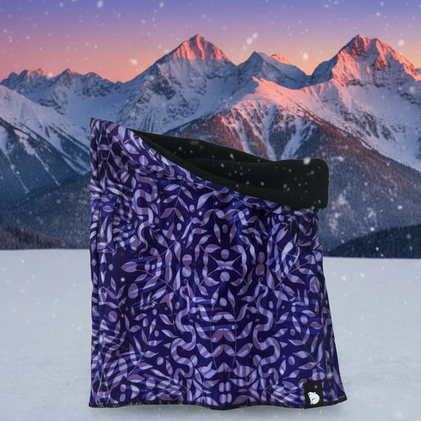 Rapunzel Neck Gaiter for Long Hair – Fleece Winter Face Cover with