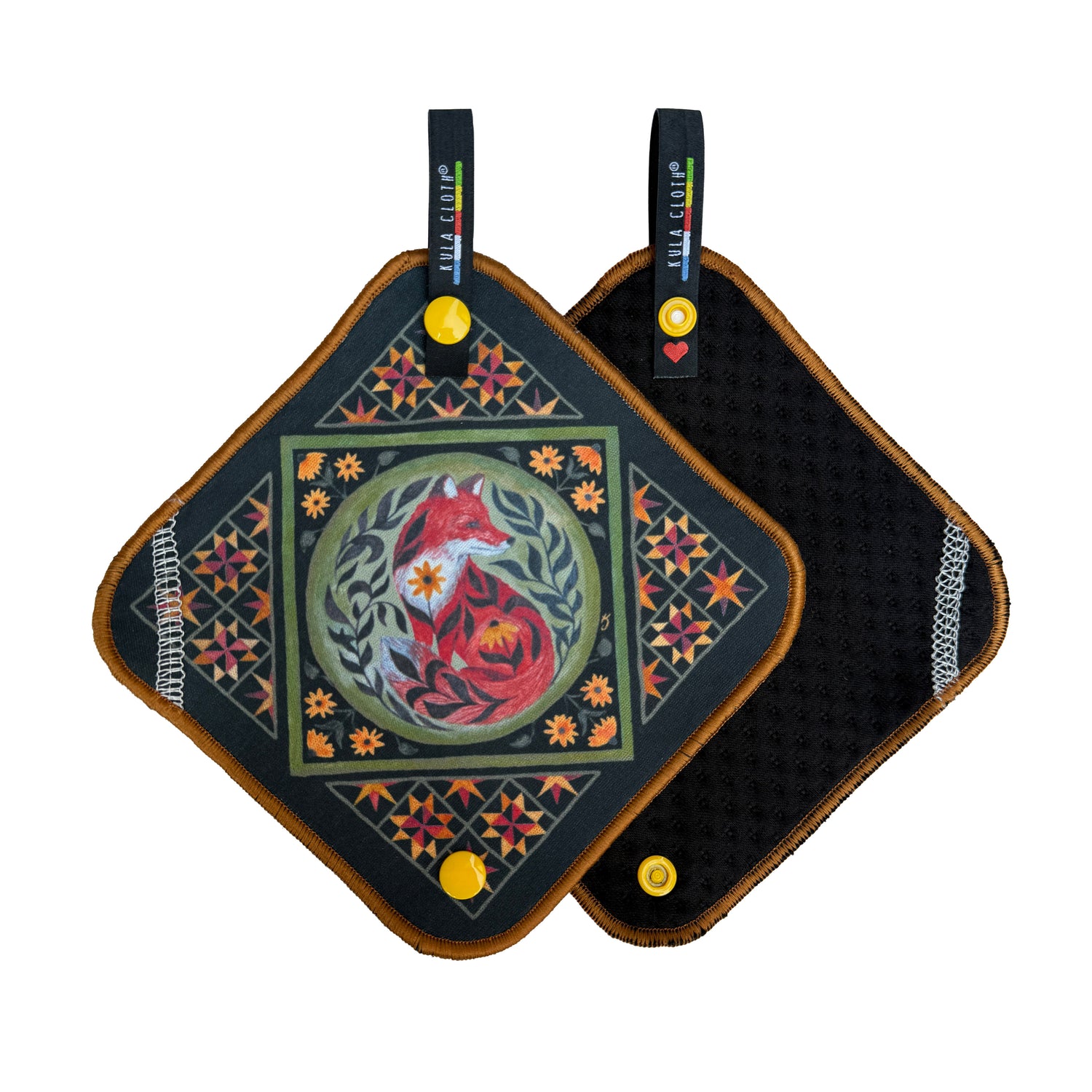 'Floral Fox' - Kula Cloth® Artist Series