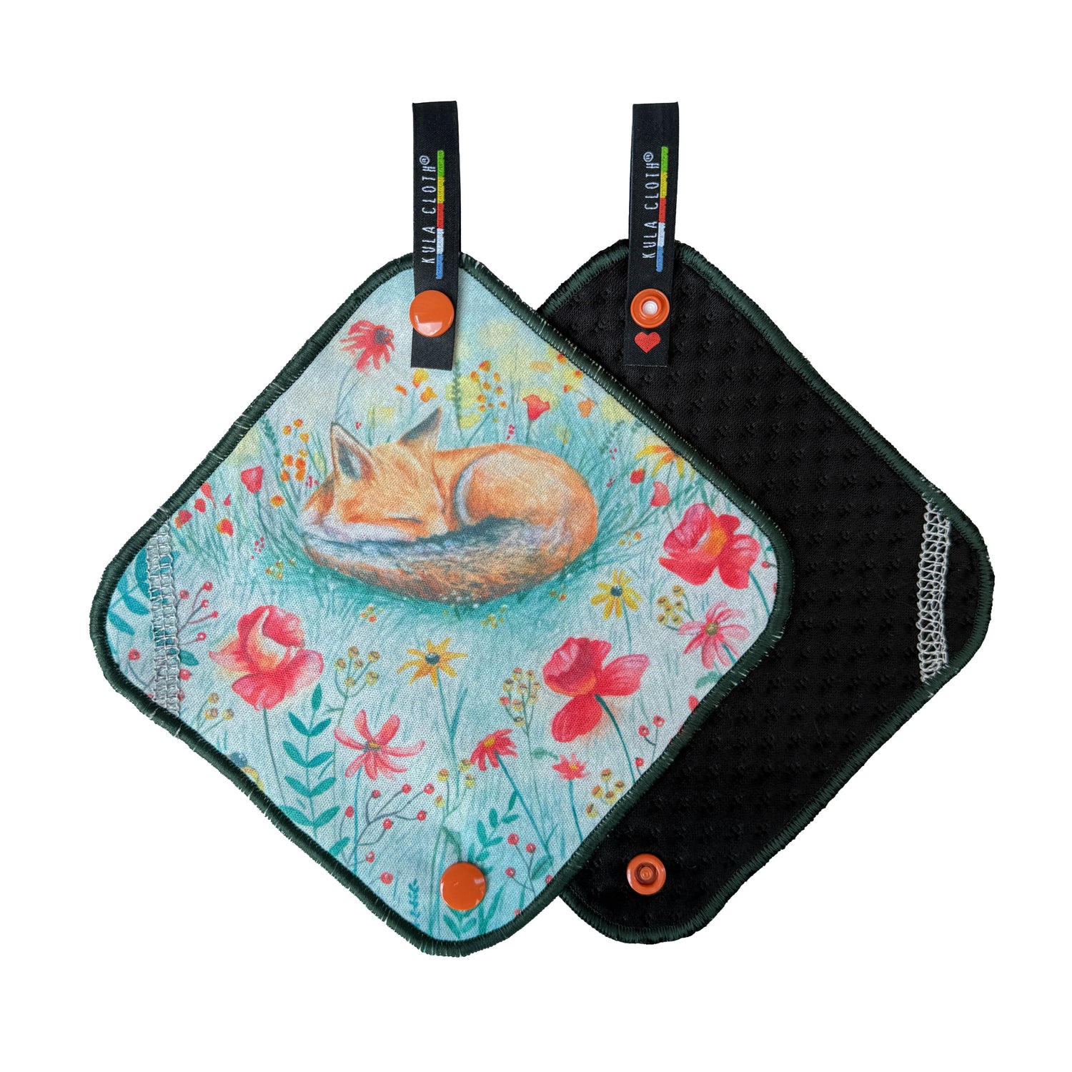'A Fox's Meadow Slumber' Throwback Kula - Kula Cloth® Artist Series