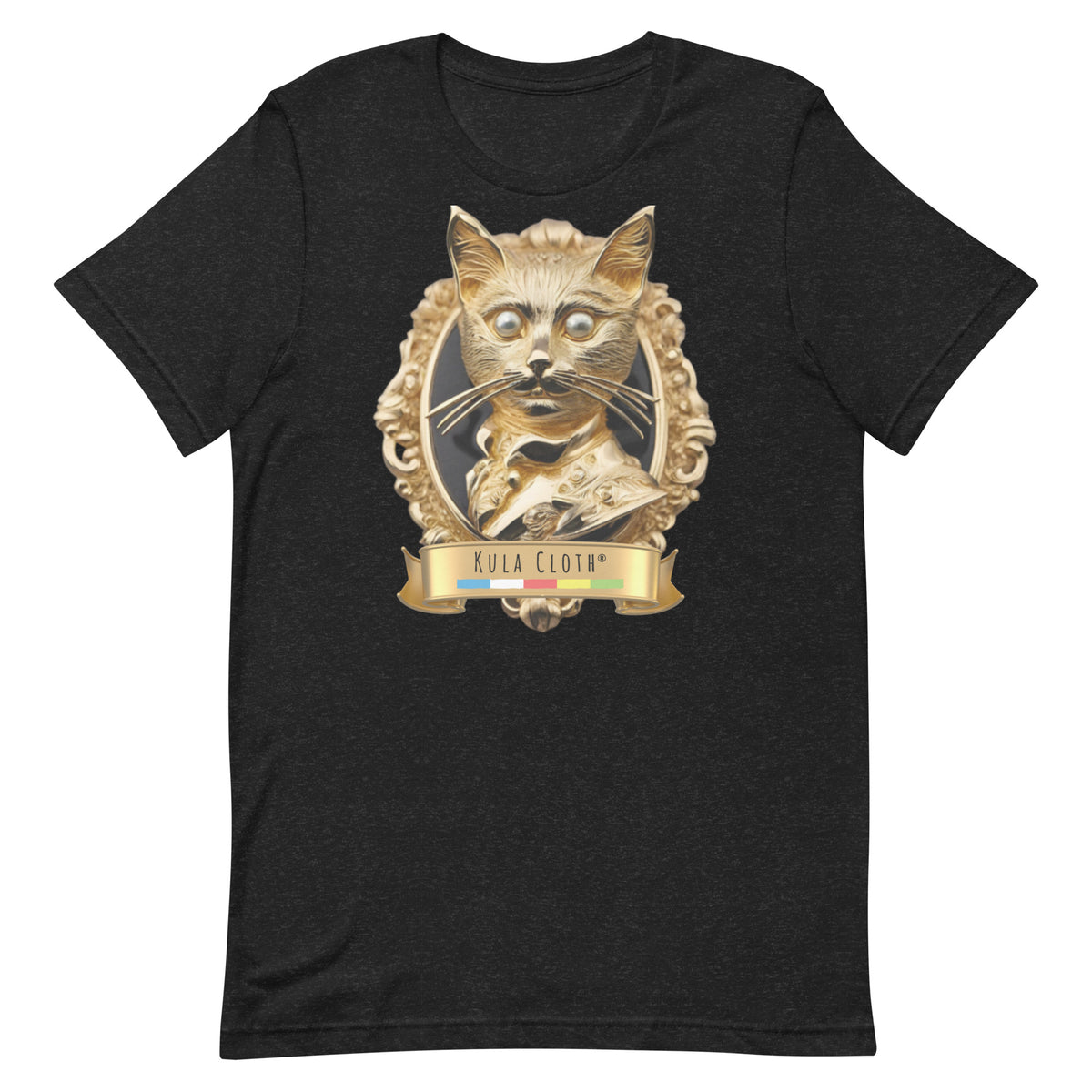 Golden Creepy Cat Tee