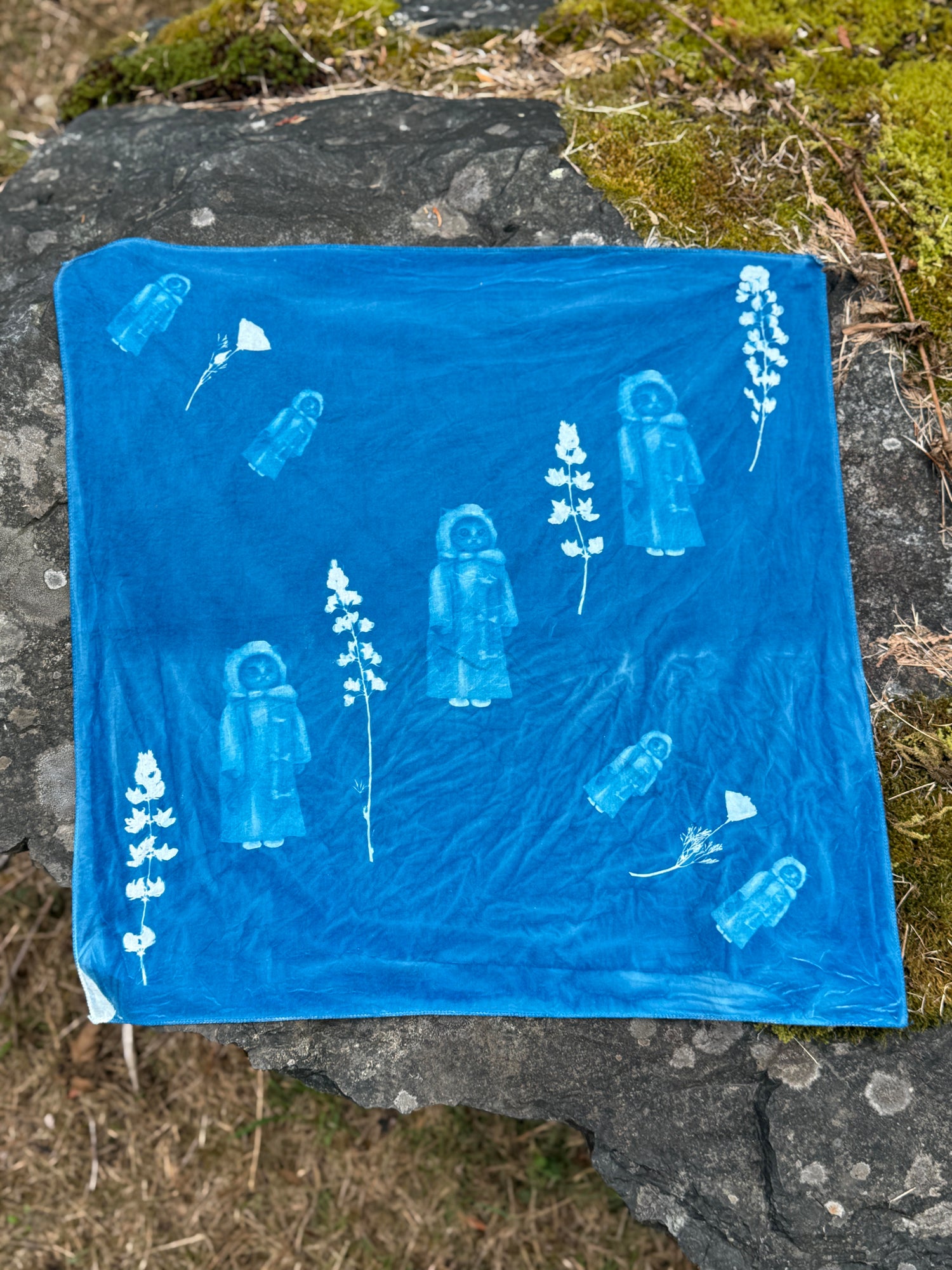 Sierra Sown x Kula Cloth Cyanotype Bandana