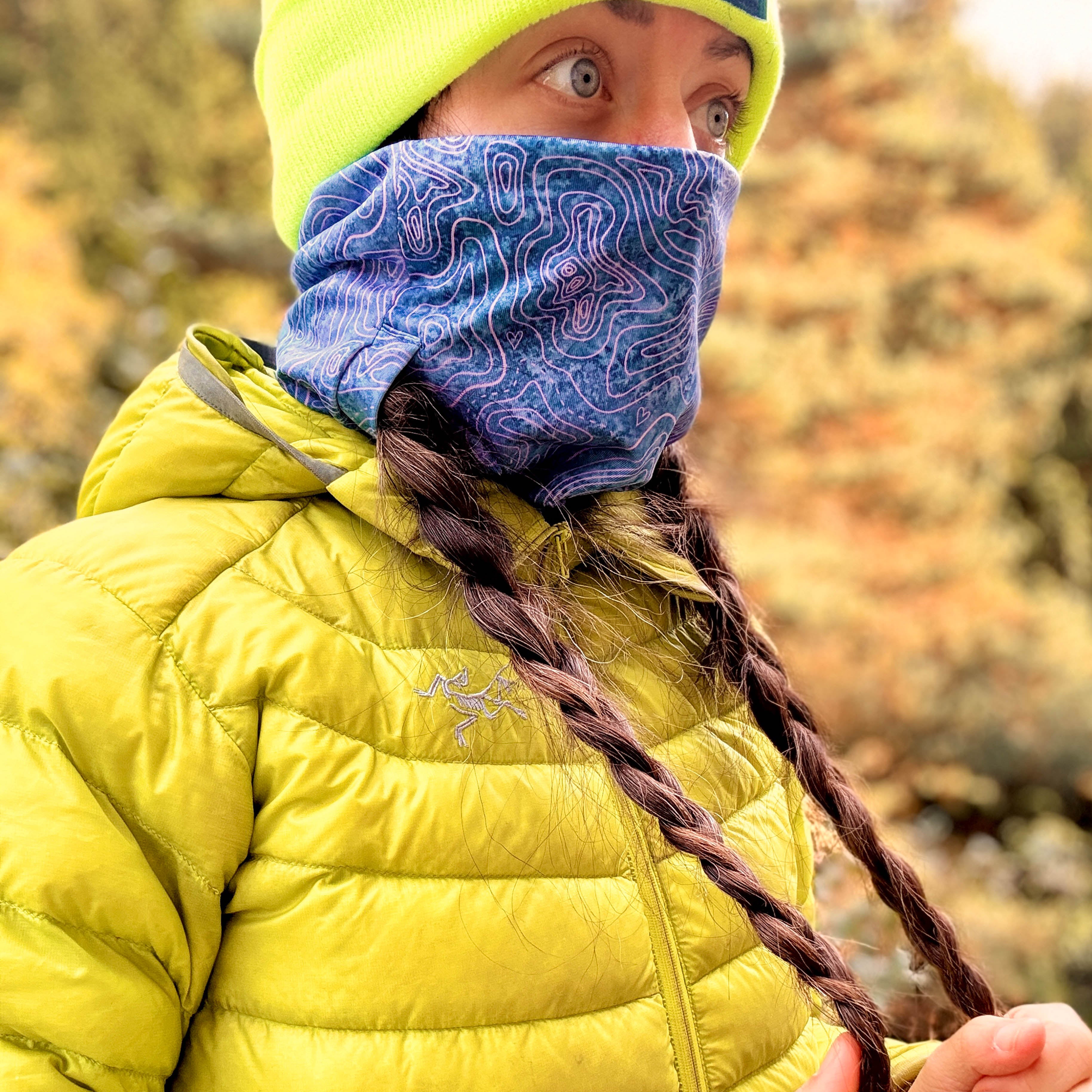 Rapunzel Gaiter® | Fleece-Lined Neck Gaiter for Long Hair