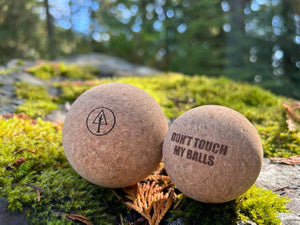 "Don't Touch My Balls" Rawlogy x Kula Eco-Friendly Cork Massage Balls